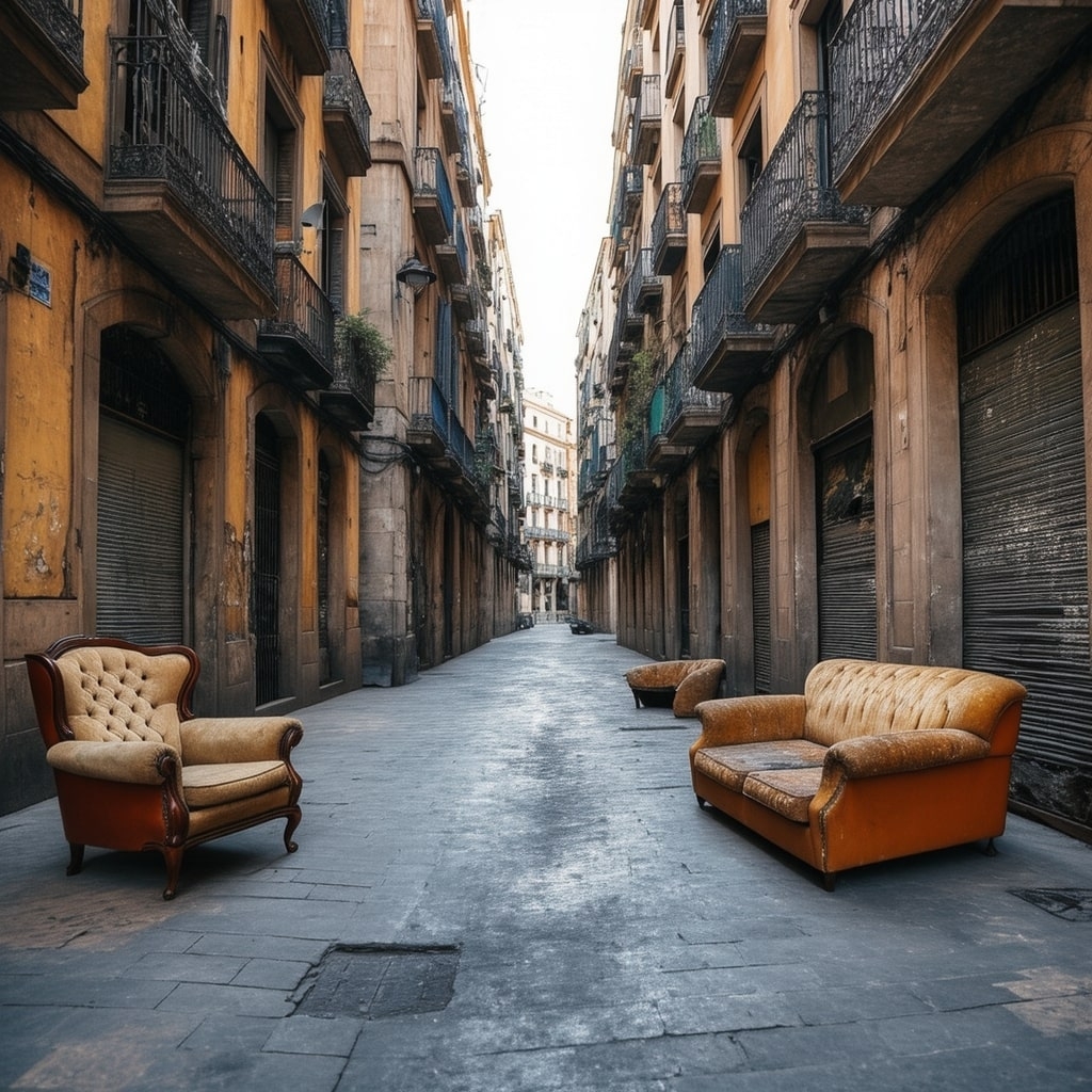 Vaciado de locales económicos en Esparreguera