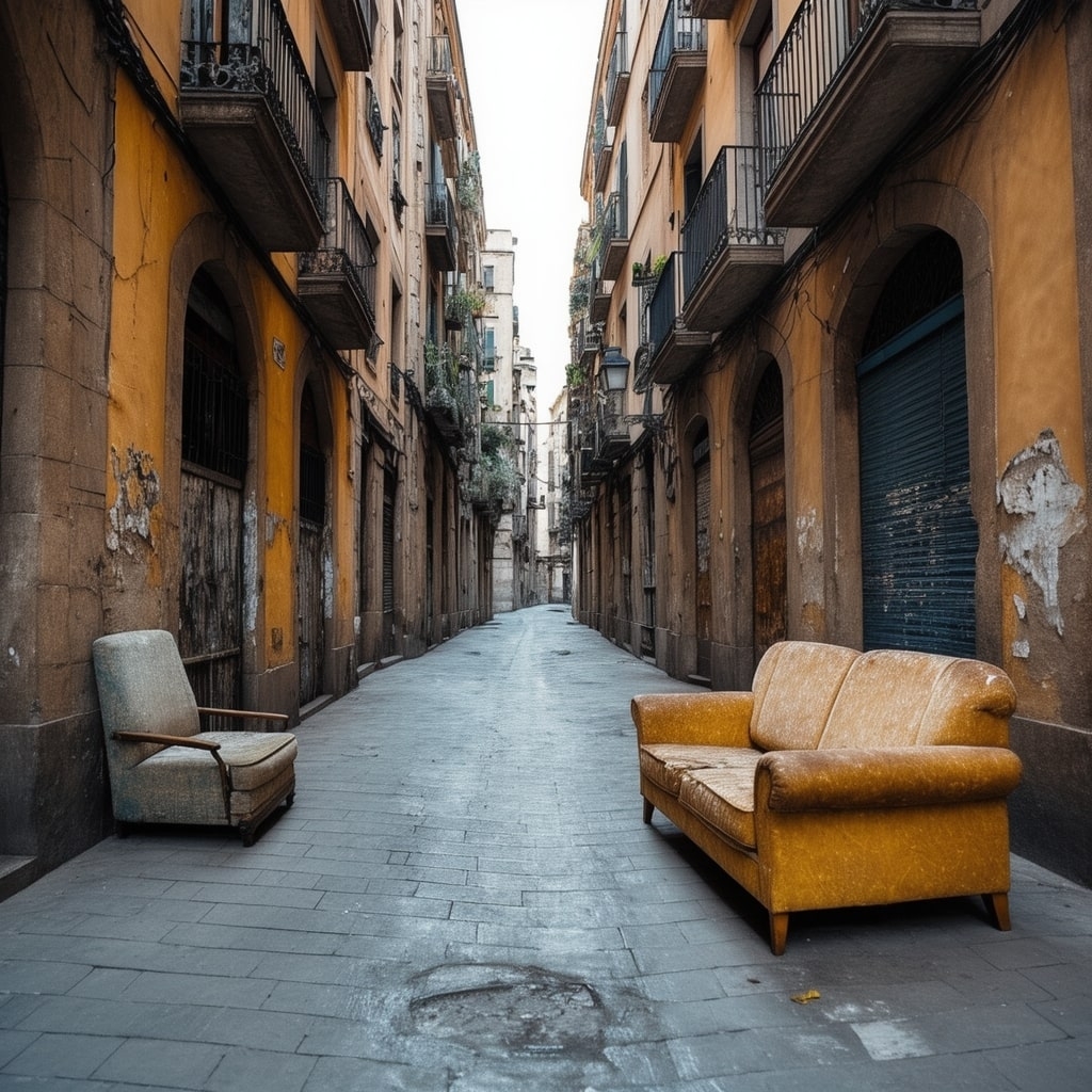 Vaciado de locales económicos en Sant Cugat del Vallès