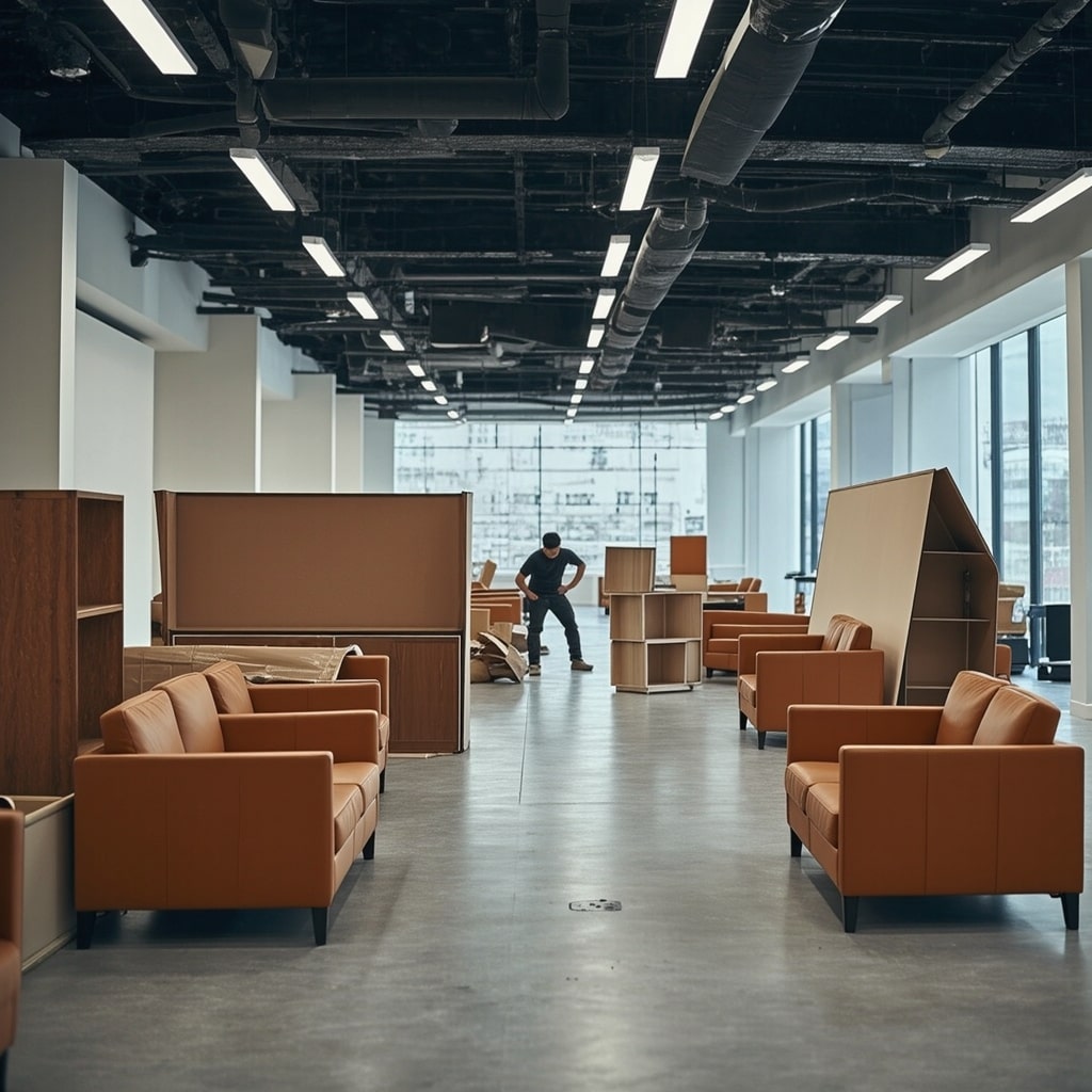 Proceso de vaciado de locales comerciales paso a paso